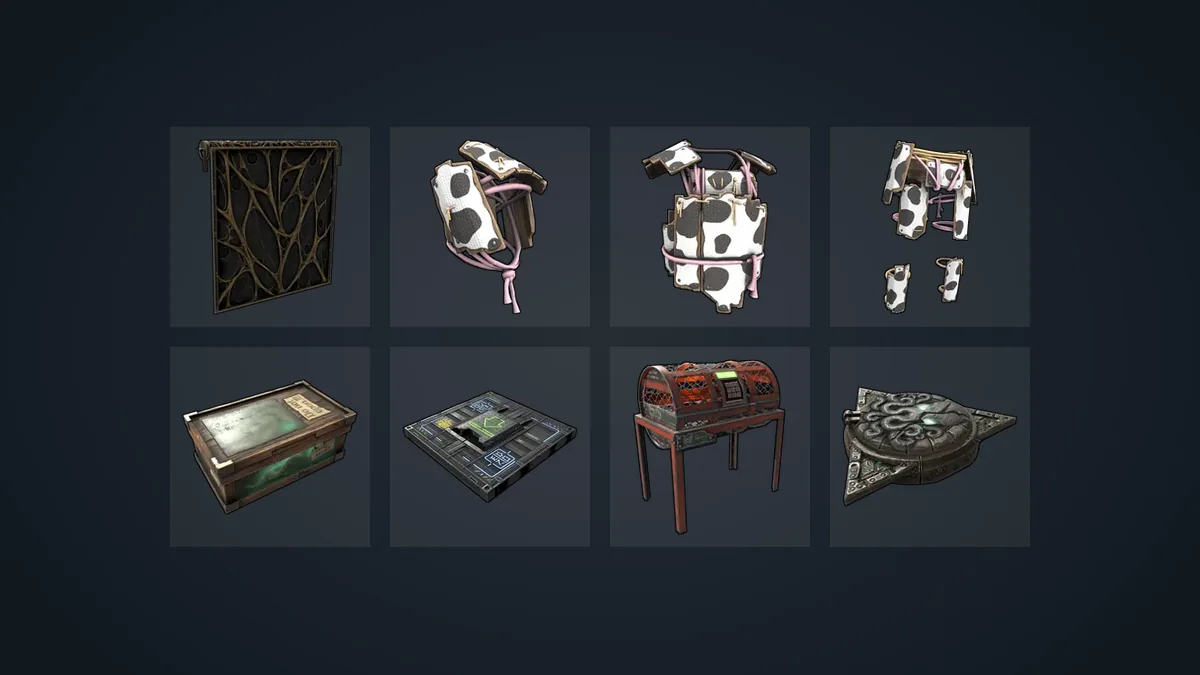 Восемь новых скинов недели в магазине Rust