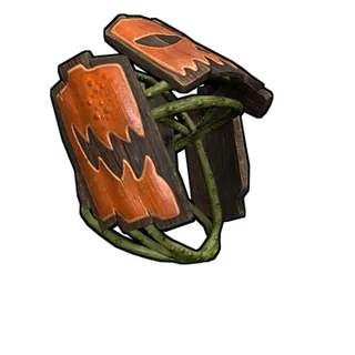 Скин деревянного шлема Pumpkin Wood Armor Helmet