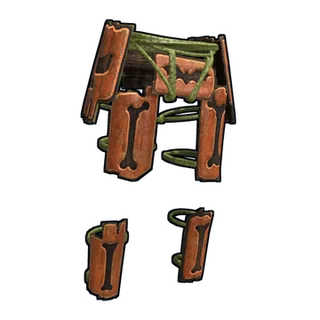 Скин деревянных штанов Pumpkin Wood Armor Pants